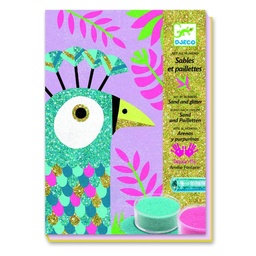 [3070900086630] Sand and Glitter Dazzling Birds