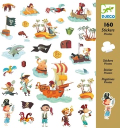 [3070900088399] 160 Pirates Stickers Djeco