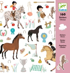 [3070900088818] Horses 160 Stickers Djeco