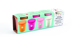 [3070900090262] Play Dough 4 Pots