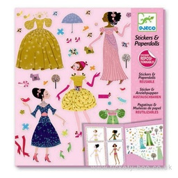 [3070900096905] Stickers and Paperdolls Djeco