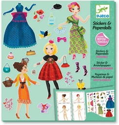 [3070900096912] Stickers and Paperdolls Massive Fashion Djeco