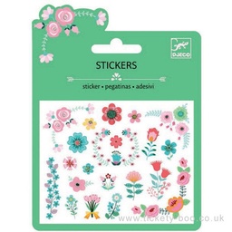 [3070900097636] STICKERS GLITTER SMALL FLOWERS