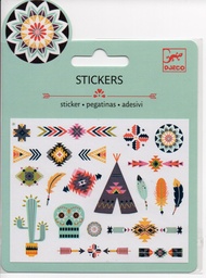 [3070900097667] MINI STICKERS WESTERN STYLE