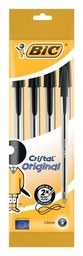 [3086121601026] Bic Biro Black 4Pcs