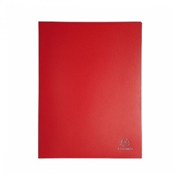 [3130630085454] DISPLAY BOOK A4 40 POCKET Red EXACLAIR