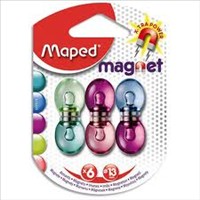 [3154145171112] Magnets 13mm 6Pcs Maped