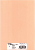 [3329680974645] Card A4 Apricot 270gsm Clairefontaine