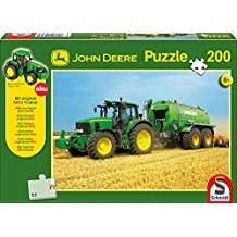 [4001504556280] John Deere Tractor with Tanker (200 Piece Puzzle) (Jigsaw)