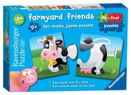 [4005556069040] Puzzle Farmyard Friends 9x2 Pcs Ravensburger (Jigsaw)