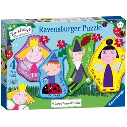 [4005556069552] Puzzle 4 in a box Ben and Holly large (Jigsaw)