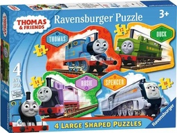 [4005556070787] Thomas and Friends (4 Shaped Puzzles) (Jigsaw)