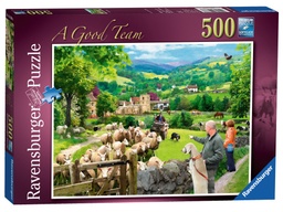 [4005556146888] Puzzle 500pc A Good Team (Jigsaw)