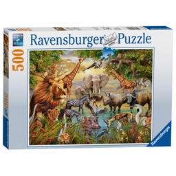 [4005556148097] Puzzle 500pcs Majestic Wateringhole (Jigsaw)