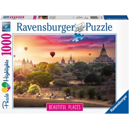 [4005556151530] Hot Air Balloons over Myanma Ravensburger Puzzle 1000pc (Jigsaw)