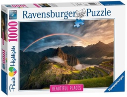 [4005556151585] Rainbow over Machu Picchu Ravensburger Puzzle 1000pc (Jigsaw)