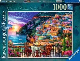 [4005556152636] Puzzle Dinner in Positano Italy 1000pc Ravensburger (Jigsaw)