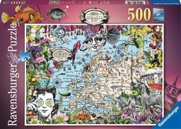 [4005556167609] European Map Quirky Circus 500pc Puzzle