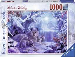 [4005556195961] Puzzle 1000pc Winter Wolves (Jigsaw)