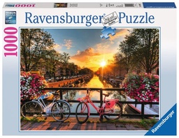 [4005556196067] Puzzle 1000pc Bicycles in Amsterdam (Jigsaw)