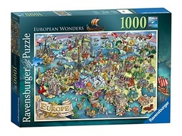 [4005556197170] Puzzle 1000pcs European Wonders (Jigsaw)