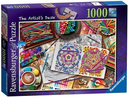 [4005556197187] Puzzle 1000pcs Artists Desk (Jigsaw)