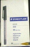 [4007817407400] STAEDTLER BOX BLACK PENS