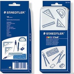 [4007817557112] Maths Set Noris Club 10pcs Staedtler (Geometry Set)