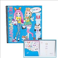 [4010070324001] Manga Model Dress Me Up Sticker Book