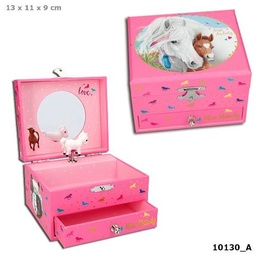 [4010070378707] Miss Melody Music Box with Horses