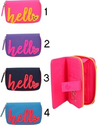 [4010070387686] Top Model Purse HELLO 4 Colours assort