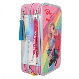 [4010070449773] Pencil Case Triple Top Model Filled