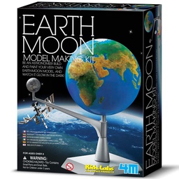 [4893156032416] Kidz Labs - Earth Moon Model Making Kit 4M