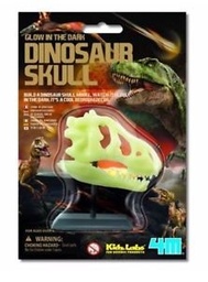 [4893156033086] Glow in the Dark Dinosaur Skull