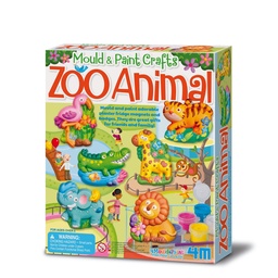 [4893156047533] Zoo Animals Mould and Paint