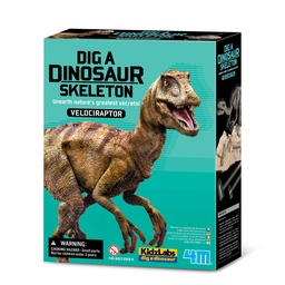 [4893156132345] Dig a Dinosaur Skeleton Velociraptor