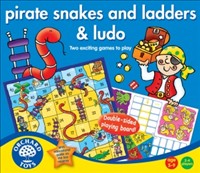 [5011863100887] Pirate Snakes and Ladders Orchard Toys