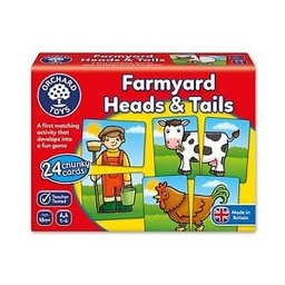 [5011863102003] Farmyard Heads and Tails (Orchard Toys)