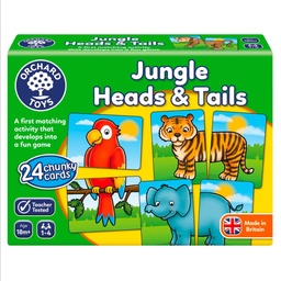 [5011863103772] Jungle Heads and Tails (Orchard Toys)