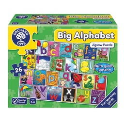 [5011863301741] Big Alphabet Jigsaw (Orchard Toys)*