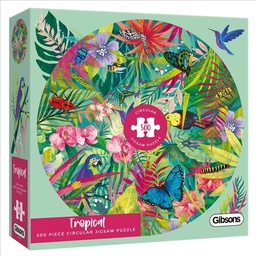 [5012269037029] Tropical 500pc Circular Puzzle