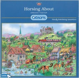 [5012269062359] Puzzle 1000pcs Horsing About (Jigsaw)