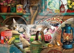 [5012269062489] Puzzle Snoozing In The Shed - 1000pcs (Jigsaw)