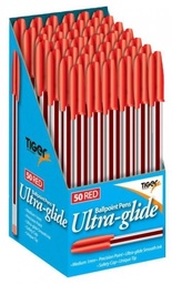 [5016873019488] Pen Ballpoint Red 1mm Tiger