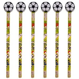 [5026619351147] Eraser Top Pencil Soccer