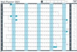 [5028252605427] Sasco Wall Planner Unmounted 2021