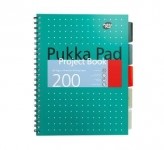 [5032608085214] Project Book A4 Spiral Pukka Pad 200pgs 80gsm