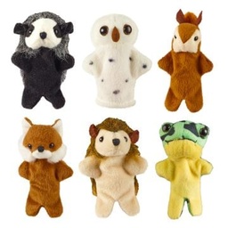 [5037832301611] Living Nature - Finger Puppets Wildlife